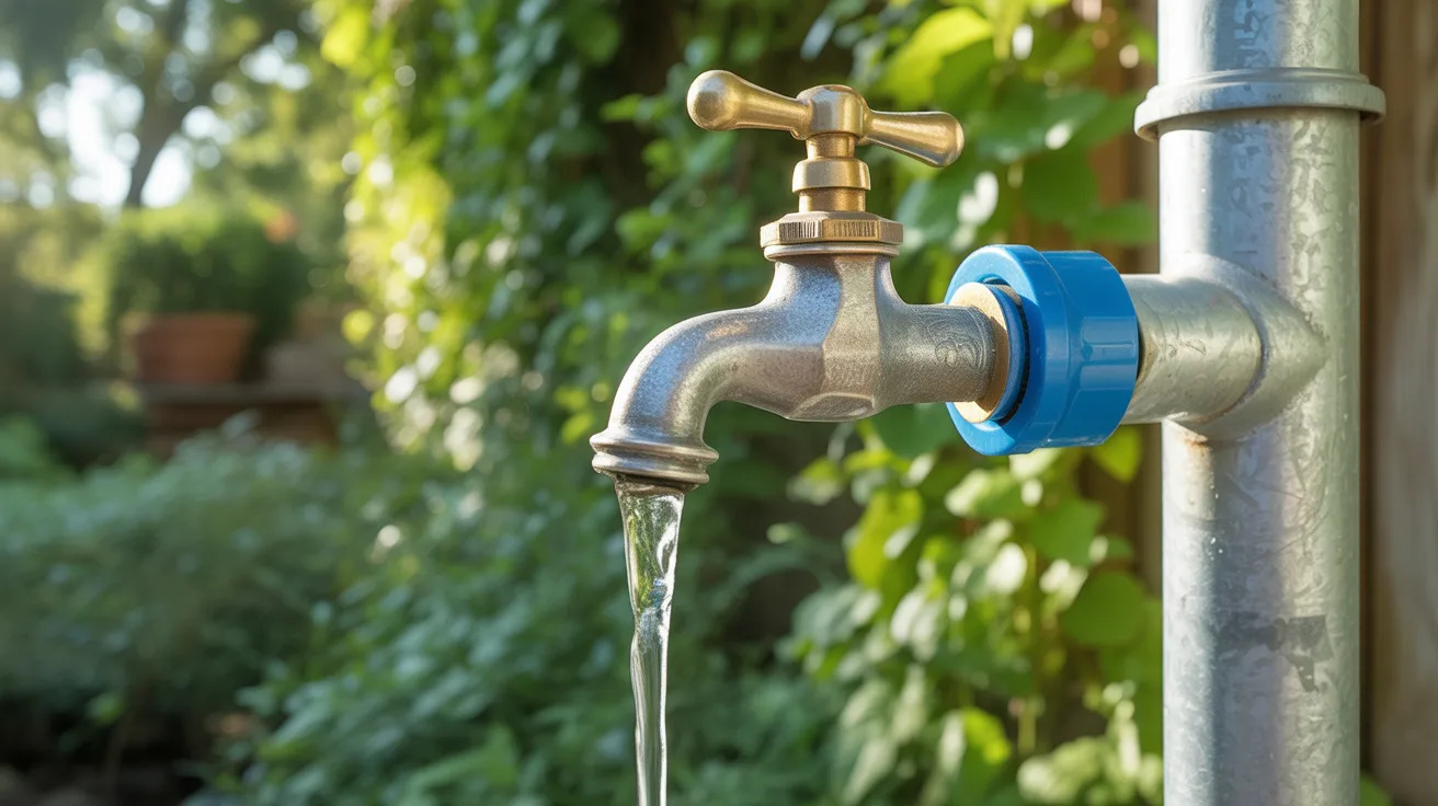 Byta vattenutkastare & trädgårdskran