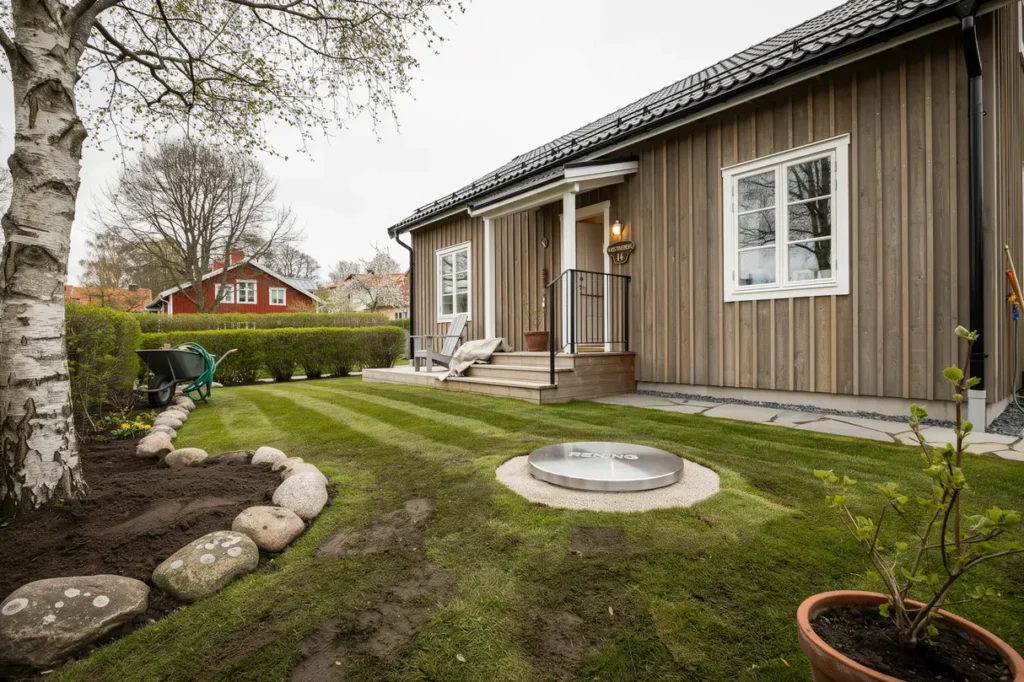 anl ggning av enskilt avlopp med reningsverk i kristineberg fredh ll